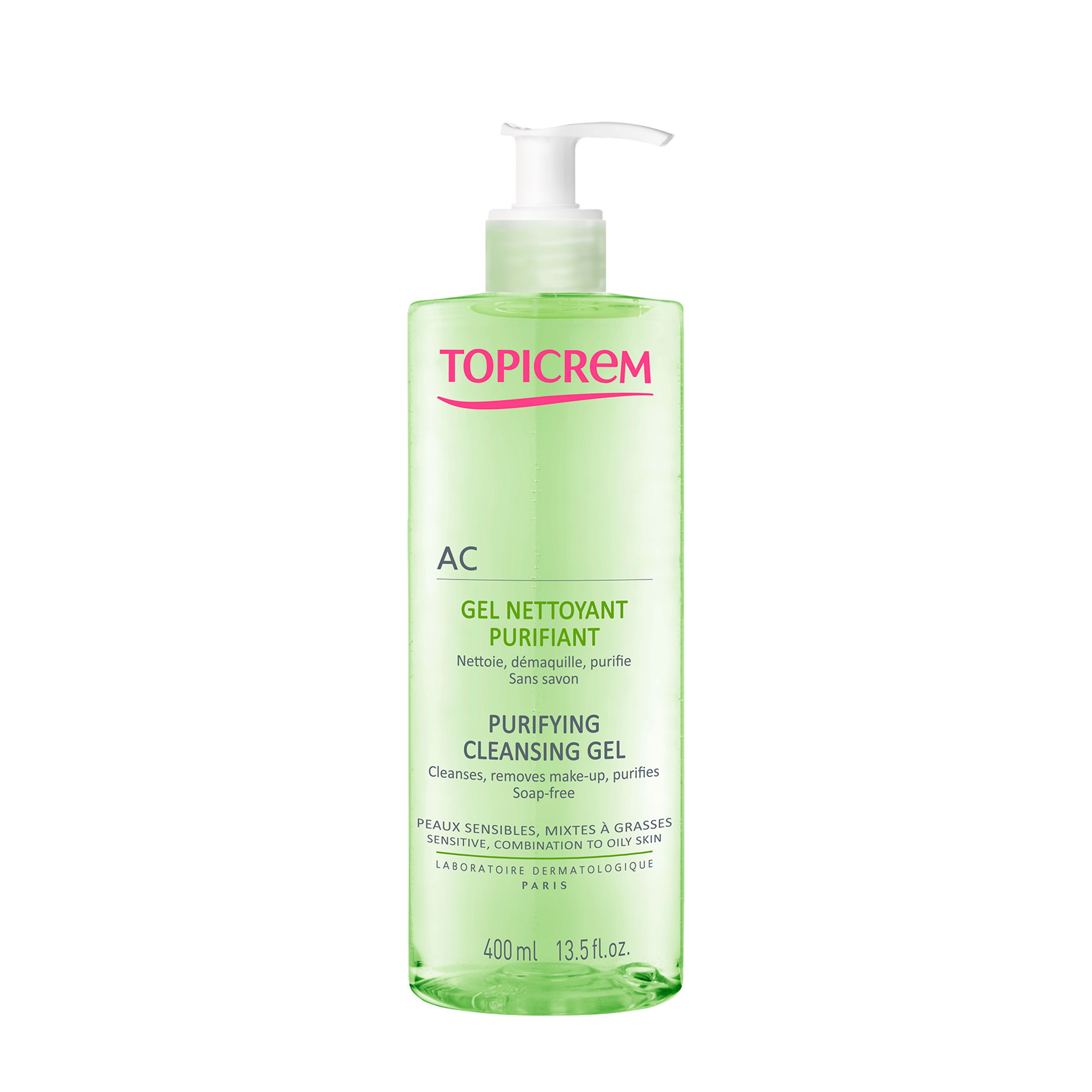 TOPICREM AC Purifying Cleansing Gel /400мл/