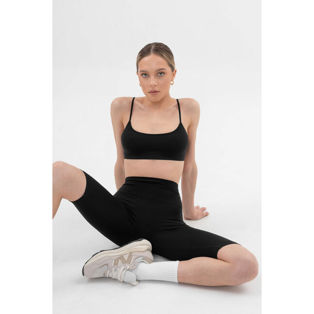 WHITE BASIC BRA TOP black