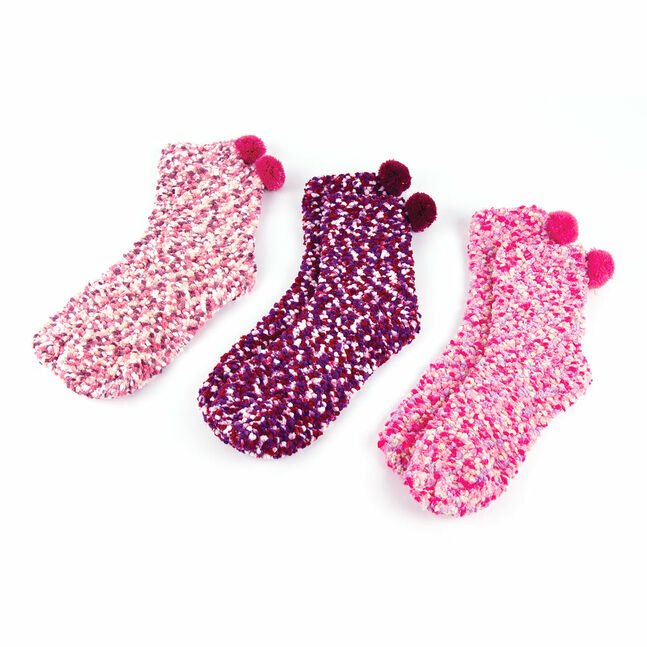 10048 MIR 3C4G Socks So Sweet- 3pk cupcake socks