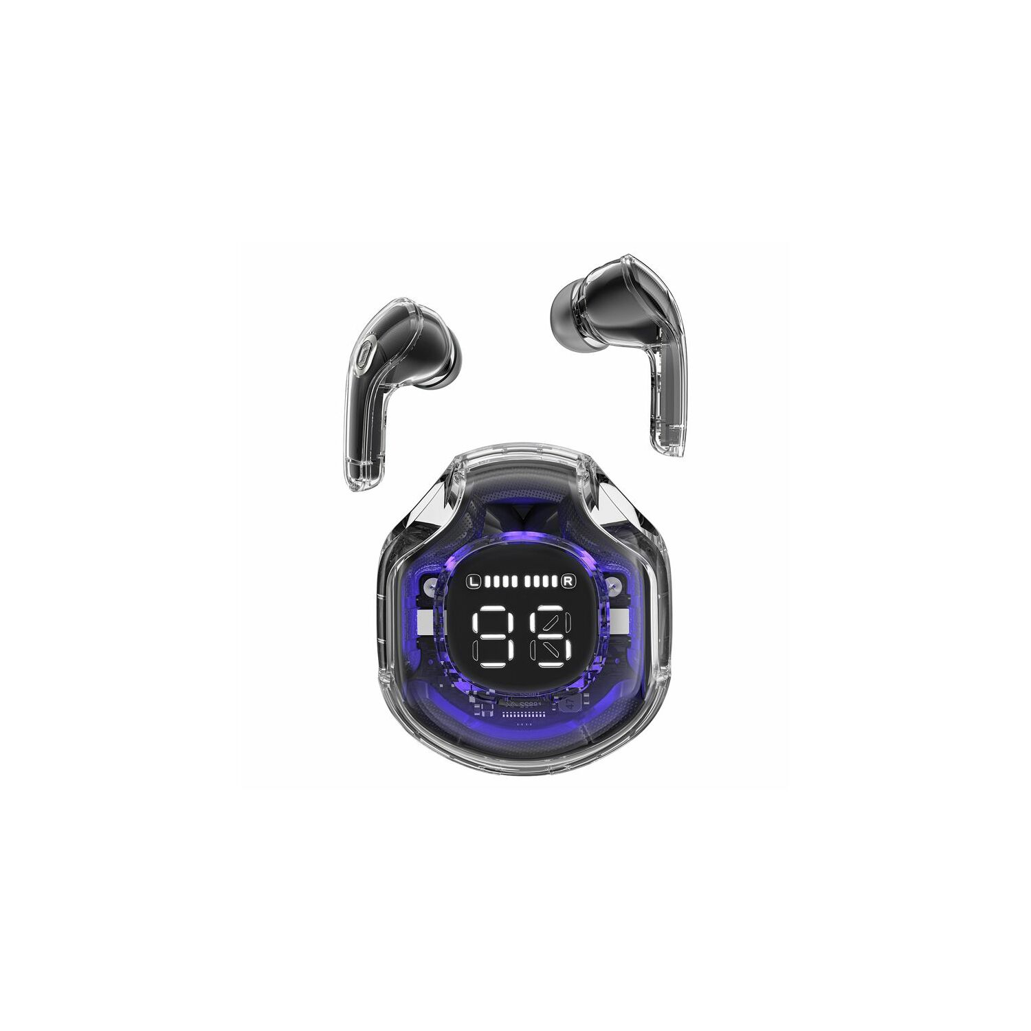 Acefast Bluetooth Earbuds T8 Crystal Color