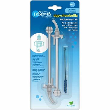 DrB Sippy Straw Хүндрүүлэгчтэй аяганы запаас гуурс 250мл