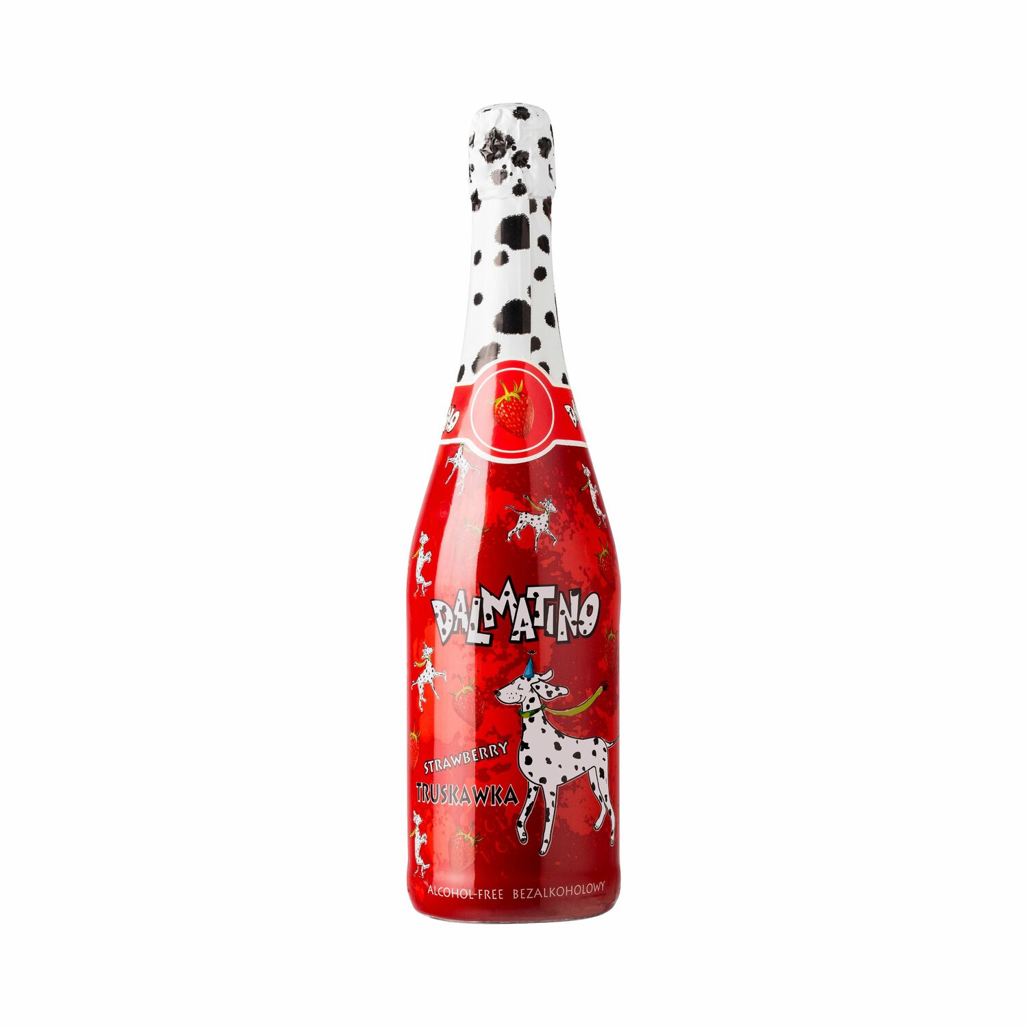 Dalmatino strawberry 0.75L /хүүхдийн оргилуун дарс/