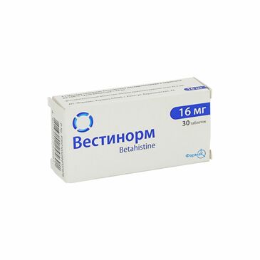 Вестинорм 16мг №30