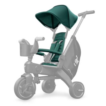 Doona Liki Хүүхдийн 3 дугуйтын зөөлөвч багц гүн ногоон 