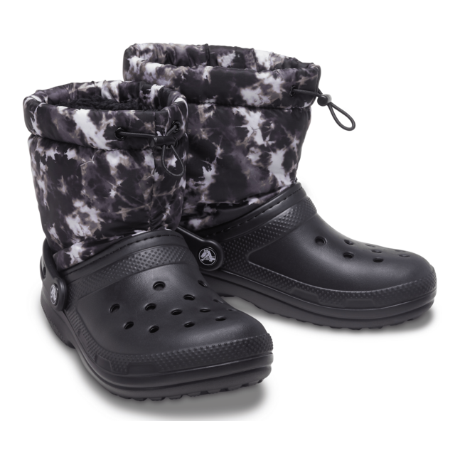ClassicLinedNeoPuffTieDyeBoot Blk