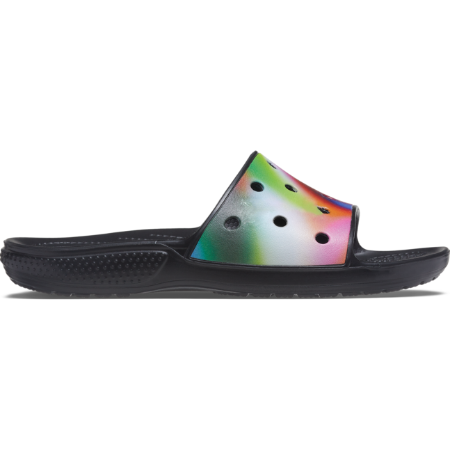 ClassicCrocsSolarizedSlide Blk/Mlti