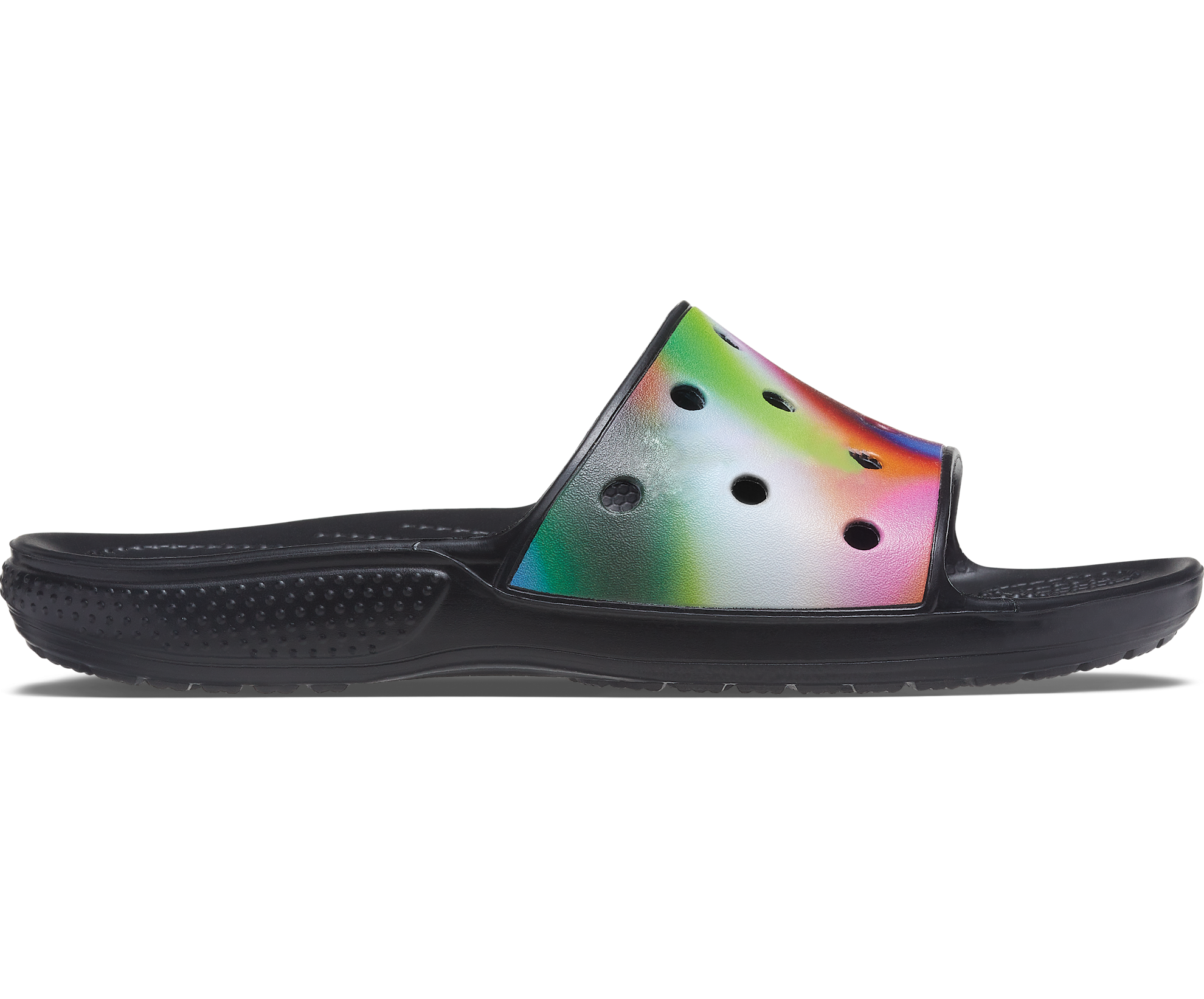 ClassicCrocsSolarizedSlide Blk/Mlti