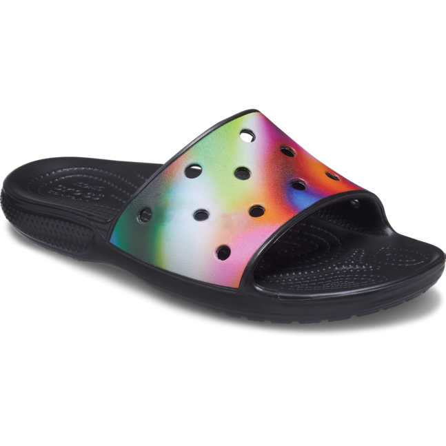 ClassicCrocsSolarizedSlide Blk/Mlti
