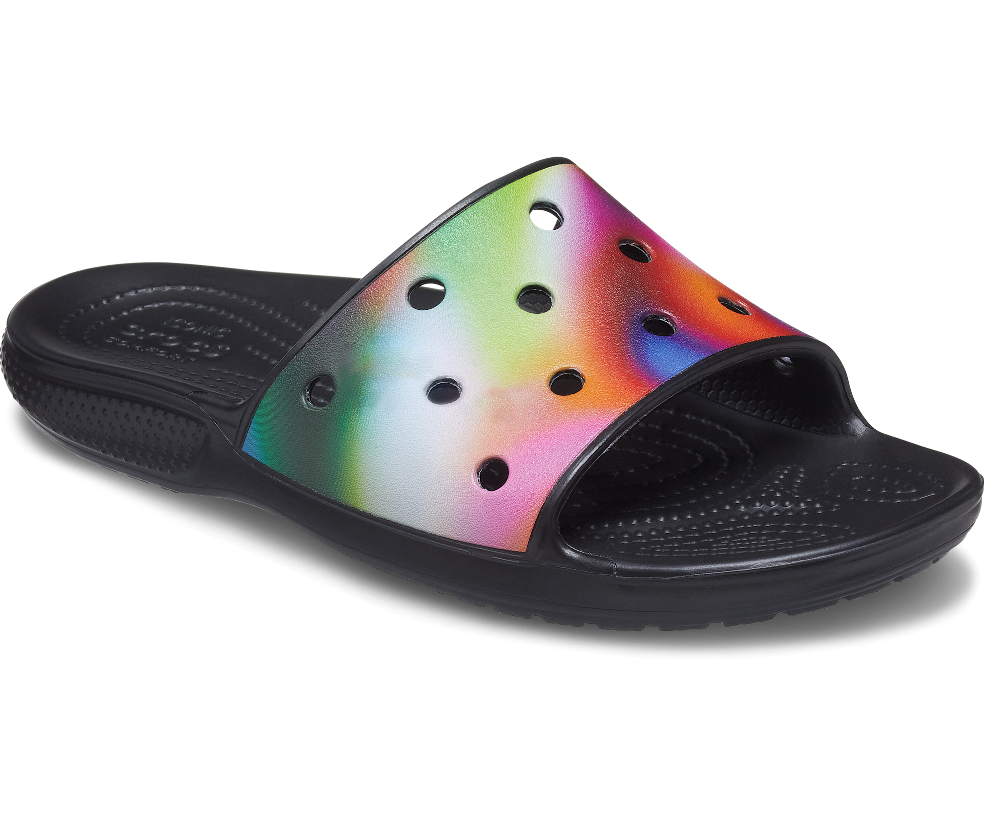 ClassicCrocsSolarizedSlide Blk/Mlti