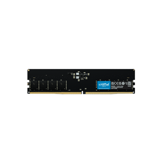 Crucial 16GB (1x16GB) DDR5 4800MHz Memory (Black)
