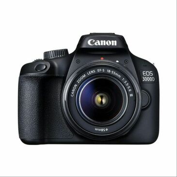 Canon EOS 3000D (W) w/18-55 DC III (DIGIC 4+, 18pixel, APS-C, 9point AF, ISO 100 - 6400, 3 fps, 2.7 inch, 230,000 dots) 2629C008AA - 13200000302