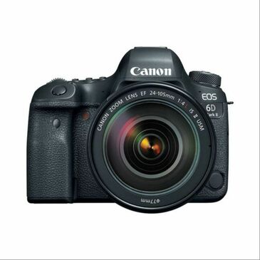 Canon EOS 6D II KIT (WG) (EF24-105mm f/4L IS II USM) DSLR (DIGIC 7, 26.2pixel, Full frame, 45 point AF, ISO 100-40000 , 6.5 fps, 3.0 inch LCD Vary-angle Touch Screen. Built-in Wi-Fi, NFC, bluetooth and GPS capability) 1897C012AA - 13200000102