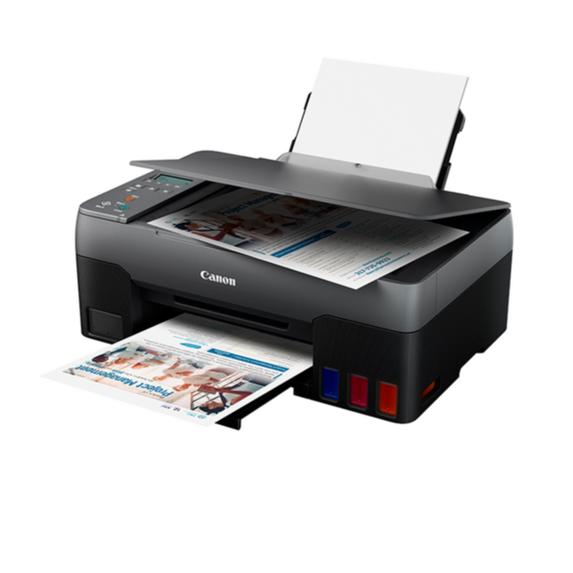 Canon PIXMA G2020 (Refillable Ink Tank MFP(Print, Scan & Copy), B&W 9.1ipm, Color 5ipm, A4, 4800x1200 pdi, USB2.0 Hi-Speed, GI-71 (black - 6000pages, color - 7700 pages) (MAC & OS) 4465C012AA