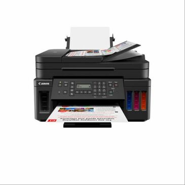 Canon PIXMA G7070 (CISS A4 MFP (Print, Copy, Scan, Fax), B&W 13ipm, Color 6.8ipm, 4800x1200 dpi, ADF, Wi-Fi, Duplex, 100-sht ASF, 250-sht Ca, ARS, MIB, AAPMac & Windows, GI-70 (PGBK-6,000 pages, CMY-7,700 pages)) 3114C012