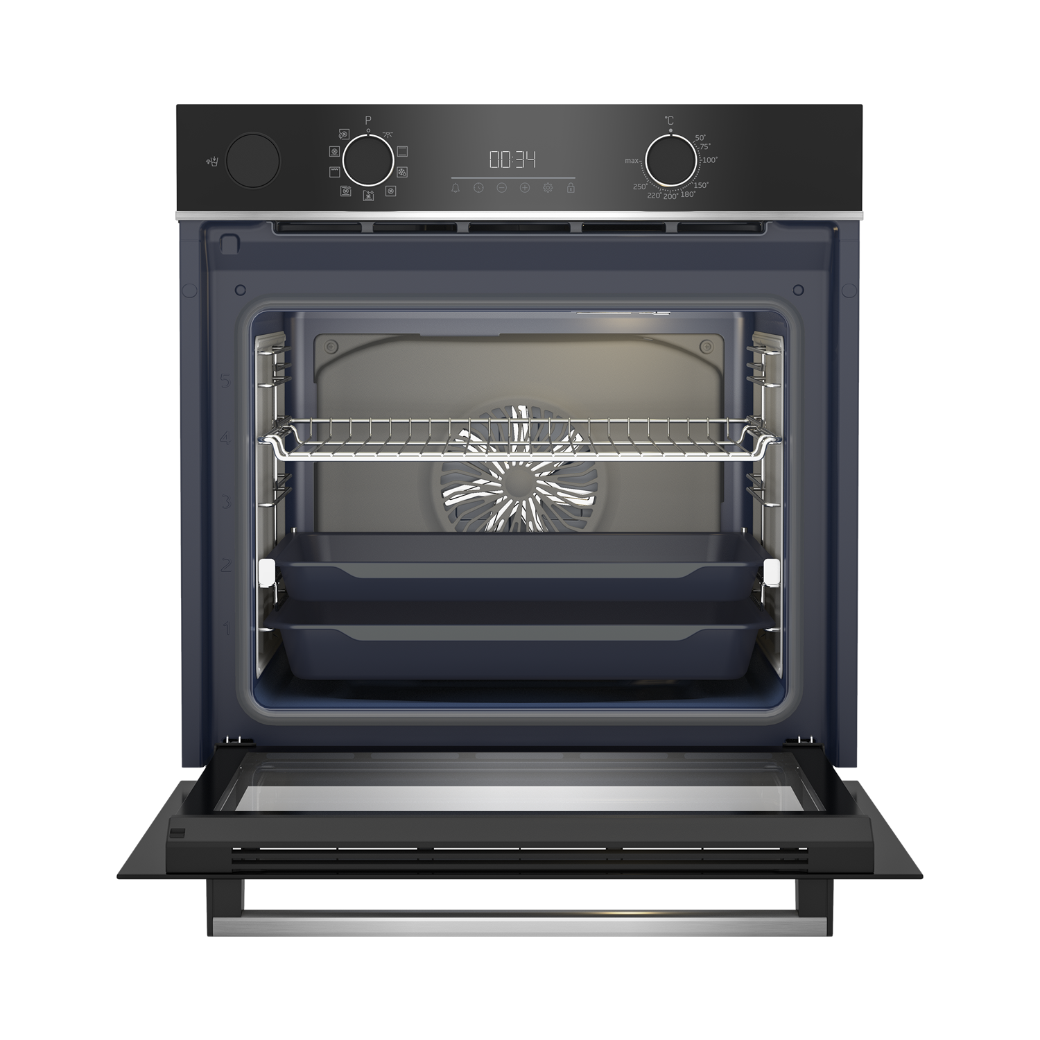 Beko BBIS13300XMSE 72л багтаамж, 9 төрлийн функцтэй тавилгад суурилуулдаг шарах шүүгээ