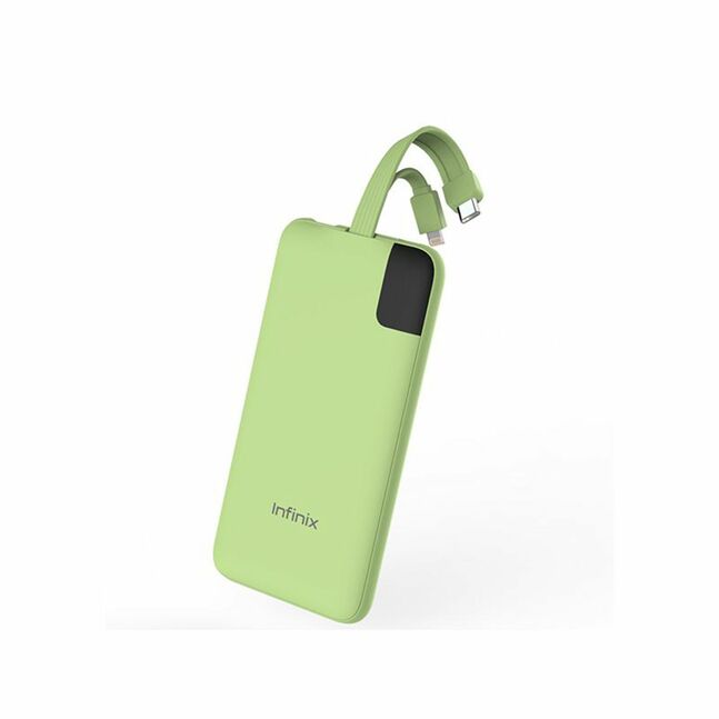 Infinix Powerbank 12W 10000 mAh Green XP08 | Зөөврийн цэнэглэгч