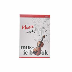 Нотны дэвтэр A5 16x