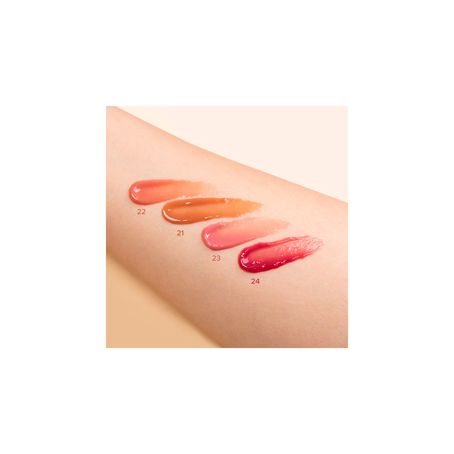 INGLOT PLAYINN GO WITH GLOW LIP GLOSS GO WITH #CORAL