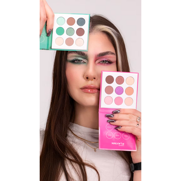 INGLOT PLAYINN CLOUD NO. NINE GREEN EYESHADOW PALETTE 