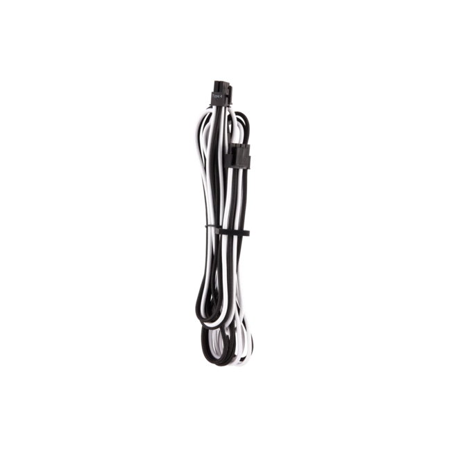 Corsair Premium Individually Sleeved DC Cable Pro Kit, Type 4 (Black/White) - Нэмэлт кабель