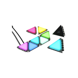 Corsair iCUE LC100 Case Accent Lighting Panels - Mini Triangle - 9x Tile Expansion Kit