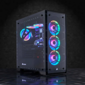 Corsair LL120 RGB, 120mm Dual Light Loop RGB LED PWM Fan, 3 Fan Pack with Lighting Node PRO (Black)