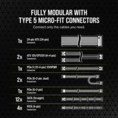 Corsair RM750x, 750W 80 PLUS GOLD Power Supply - Тэжээлийн блок