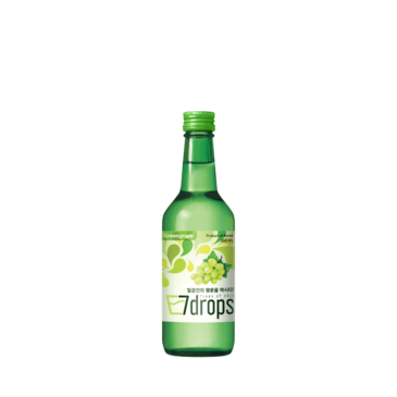 Soju 7 Drops Green Grape 12% 360 ml 