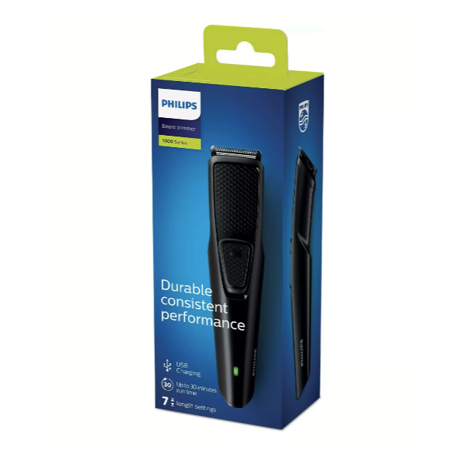 philips BT1233/14 үс, сахлын машин, хар	