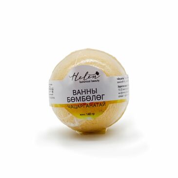 Хээлэн чацарганатай ванны бөмбөг 130гр №1