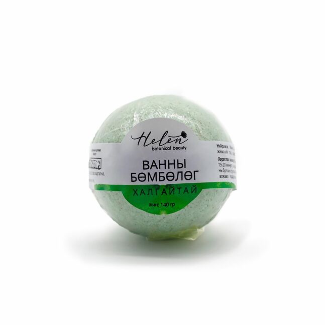 Хээлэн халгайтай ванны бөмбөг 150гр №1