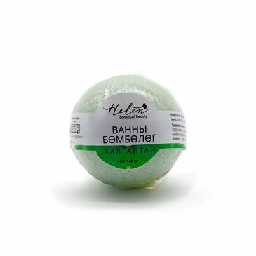 Хээлэн халгайтай ванны бөмбөг 150гр №1