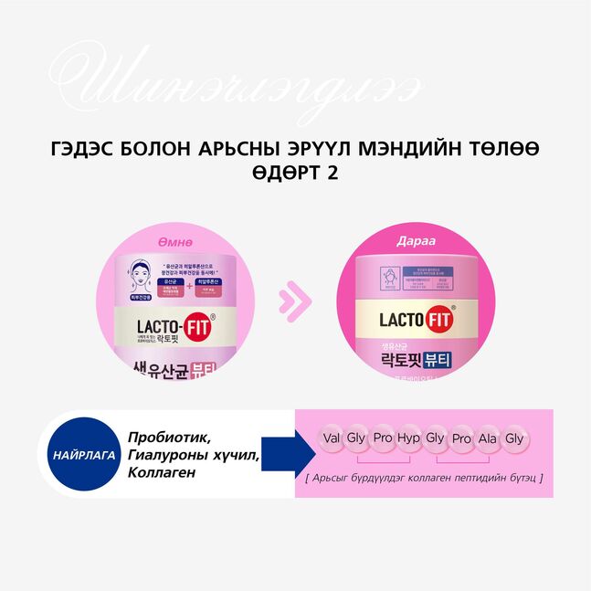 Лакто-Фит Бьюти 2000мг №60