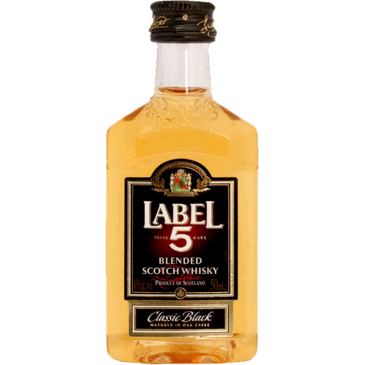 Label 5 Scotch Whisky 40% 50ml mini
