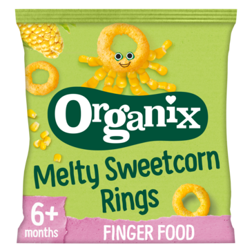 ORGANIX MELTY SWEETCORN RINGS 
