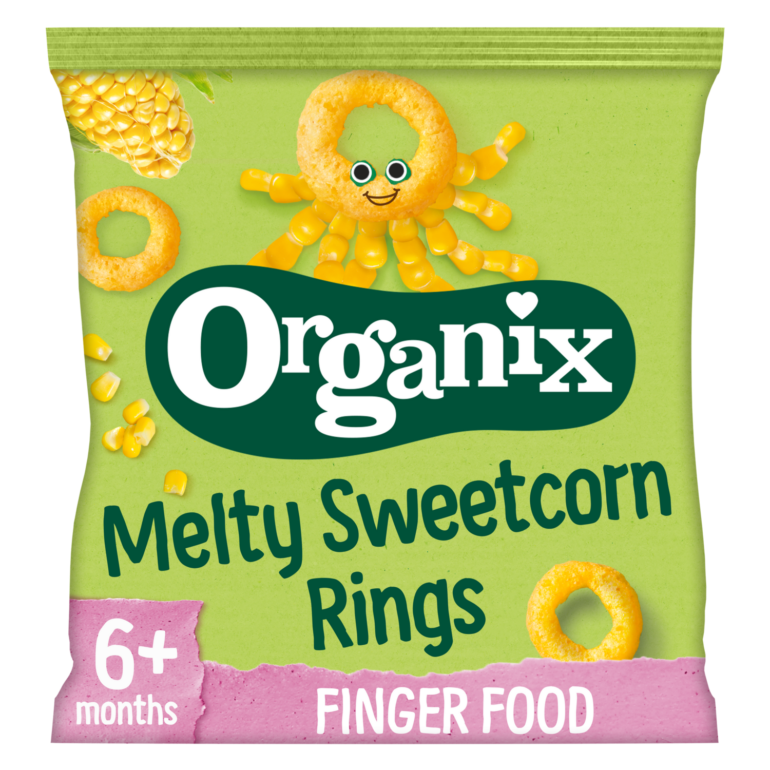 ORGANIX MELTY SWEETCORN RINGS 