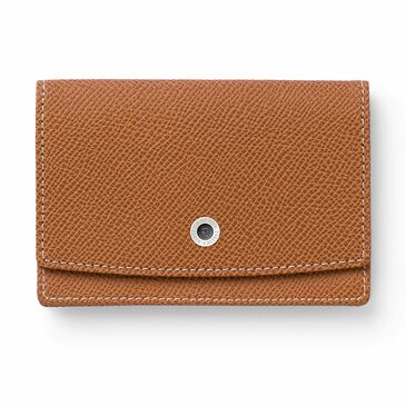 Business card case landscape Cognac