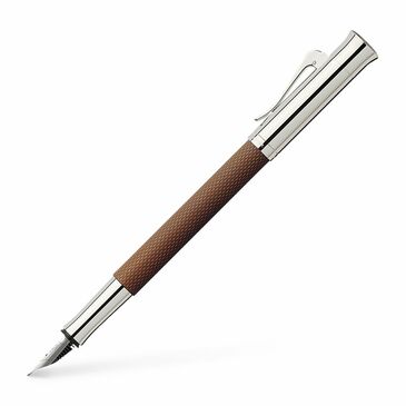 Fountain pen GvFC Guilloche cognac M