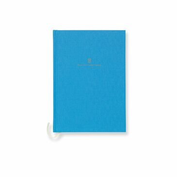 Notebook with linen cover A5 Gulf Blue