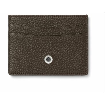 Credit card case Cashmere dark brown