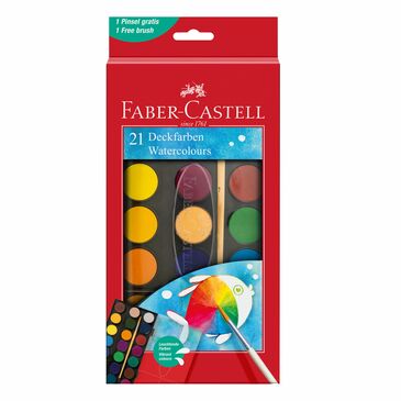 Watercolour paint box 21 colours