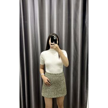 womens knitwear t shirt /white/