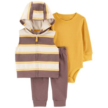 Хослол хөвгүүдийн бор жилеттэй