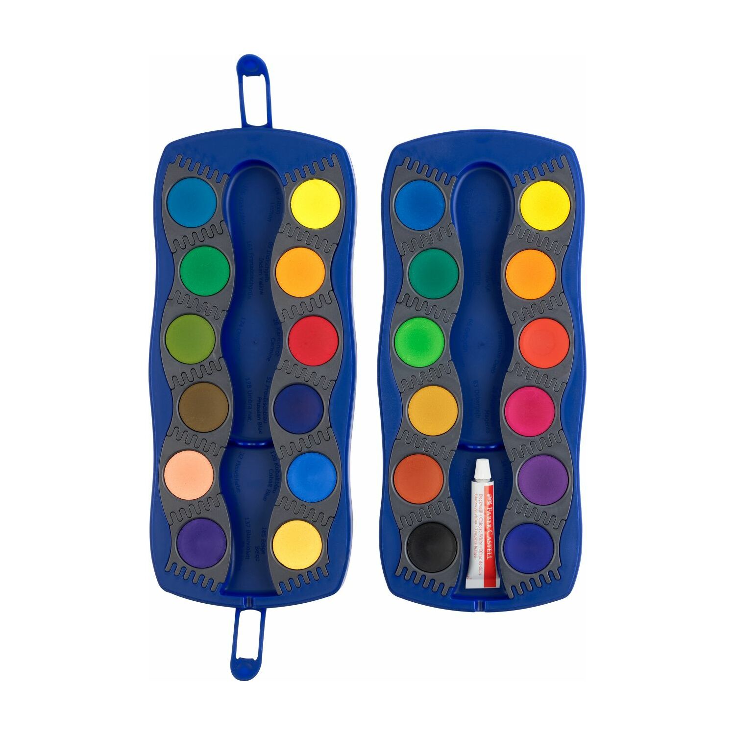 Connector paint box 24 colours blue