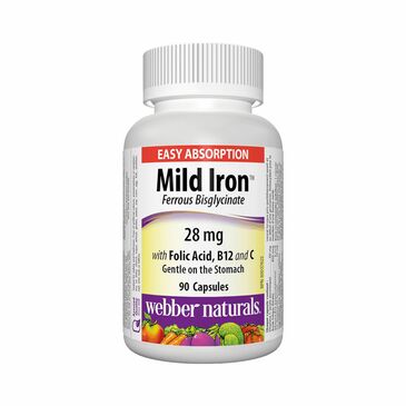 Майлд Аирон webber naturrals 28мг №90