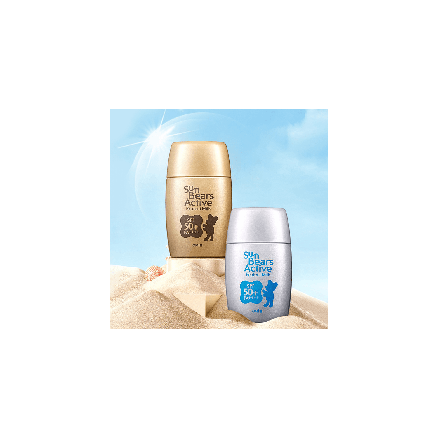 OMI Sunbear супер хамгаалалт нарны тос silver