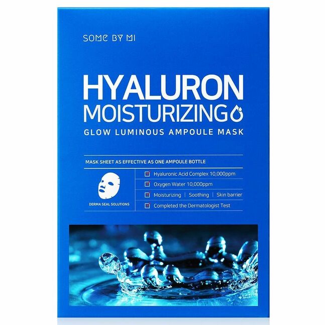  SOME BY MI Hyaluron Moisturizing Glow Luminous Ampoule Mask