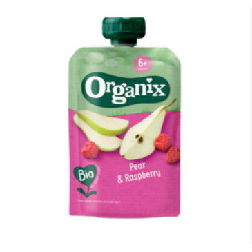ORGANIX PEAR & RASPBERRY POUCH