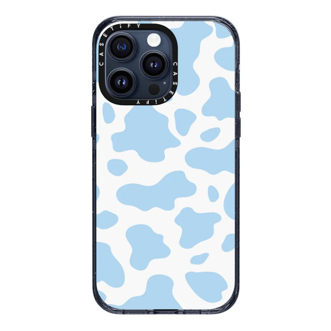 iPhone 15 Pro Max Impact Case MagSafe - Blue Cow