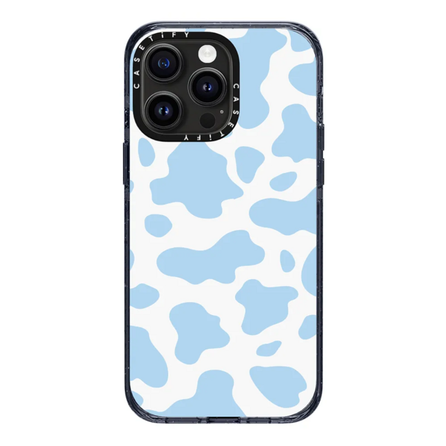iPhone 15 Pro Max Impact Case MagSafe - Blue Cow